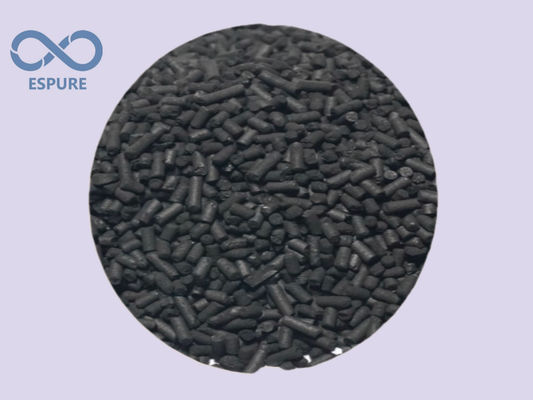 CTC 100% Recuperação de solvente Pelotas cilíndricas de carbono ativado à base de casca de coco