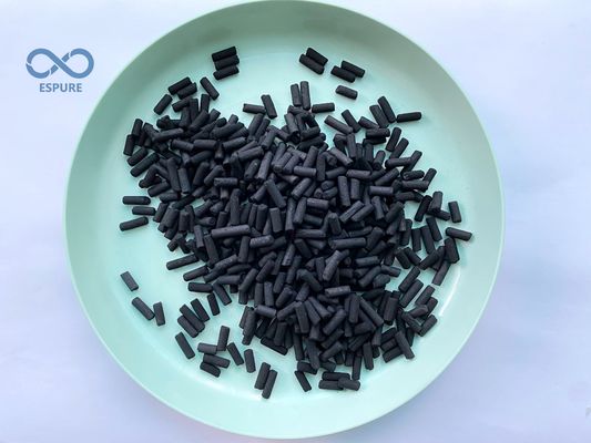 800 mg/g Pellet à base de carvão Carvão ativado 4 mm Para remoção de COV