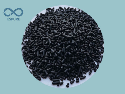 Bom preço. 600 mg/g Pellet cilíndrico preto de carbono ativado de 4 mm à base de carvão on-line