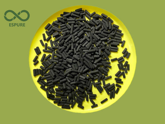 H2S Capacidade 0,250 g/cm3 Partículas de Carbono Ativado Impregnadas Preto Personalizavel